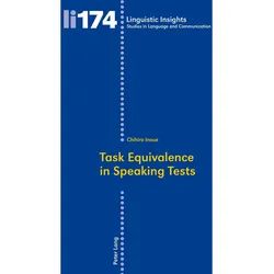 Task Equivalence in Speaking Tests, Schulbücher von Chihiro Inoue
