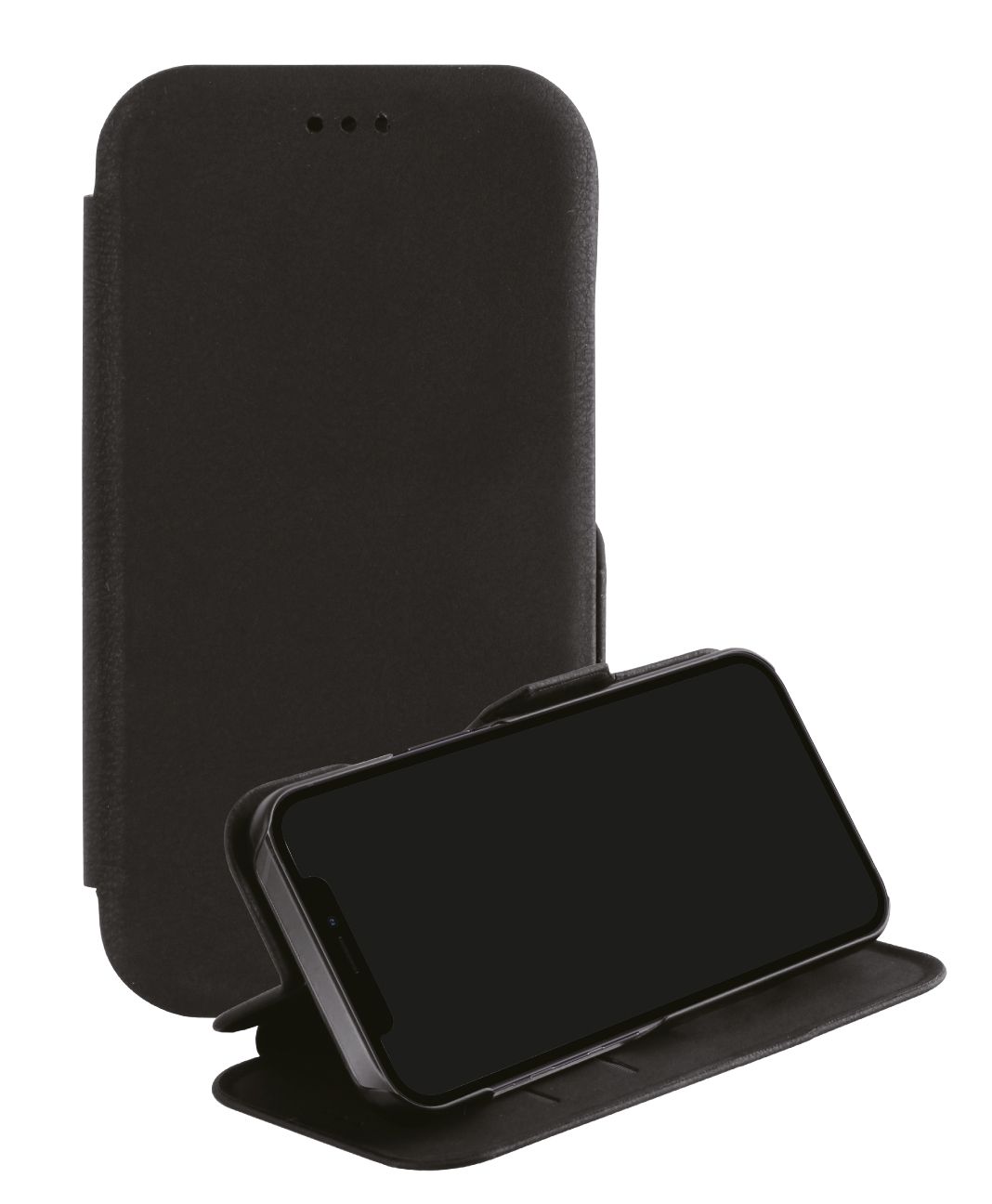 Vivanco Geldbörsenhülle für Apple iPhone 13 Pro Casual (Schwarz) 62883