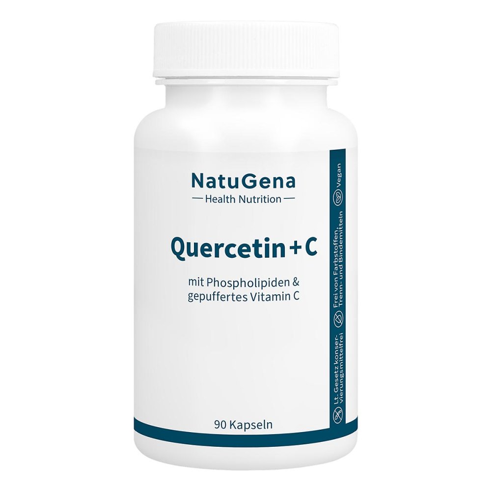 NatuGena GmbH Quercetin+Vitamin C Hochdosiert+Magnesium Kapseln 18492191
