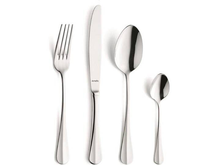 Amefa Baguette - 6 persoons - 24-delige Bestekset - Voor 6 personen - Zilver-Luxe geschenkdoos- Hoogwaardig 18/10 chroomnikkelstaal