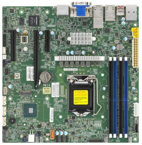Supermicro MBD-X12SCZ-TLN4F-B scheda madre LGA 1200 (Socket H5) micro ATX