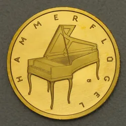 Goldmünze 50 Euro "Hammerflügel" 2019  Musikinstrumente (Deutschland)