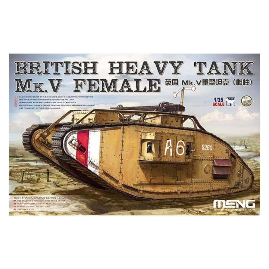 Meng-Model British Heavy Tank Mk.V Female (TS-029)