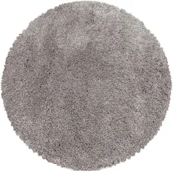 HOCHFLORTEPPICH SALZACH, einfarbig, aus Polypropylen, Beige, Ø 120 cm