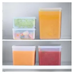 Lekue Gefrierbehälter gross, Vorratsbehälter, Transparent