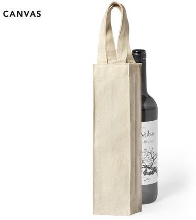 Sac personnalisable à bouteilles Yaiza canvas