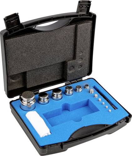 Kern F1 Gewichtsatz, 1g - 500g Edelstahl, im Kunststoffkoffer