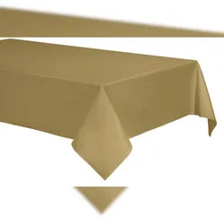 AURORA Tischdecke, khaki gold, 130x170 cm - Uni