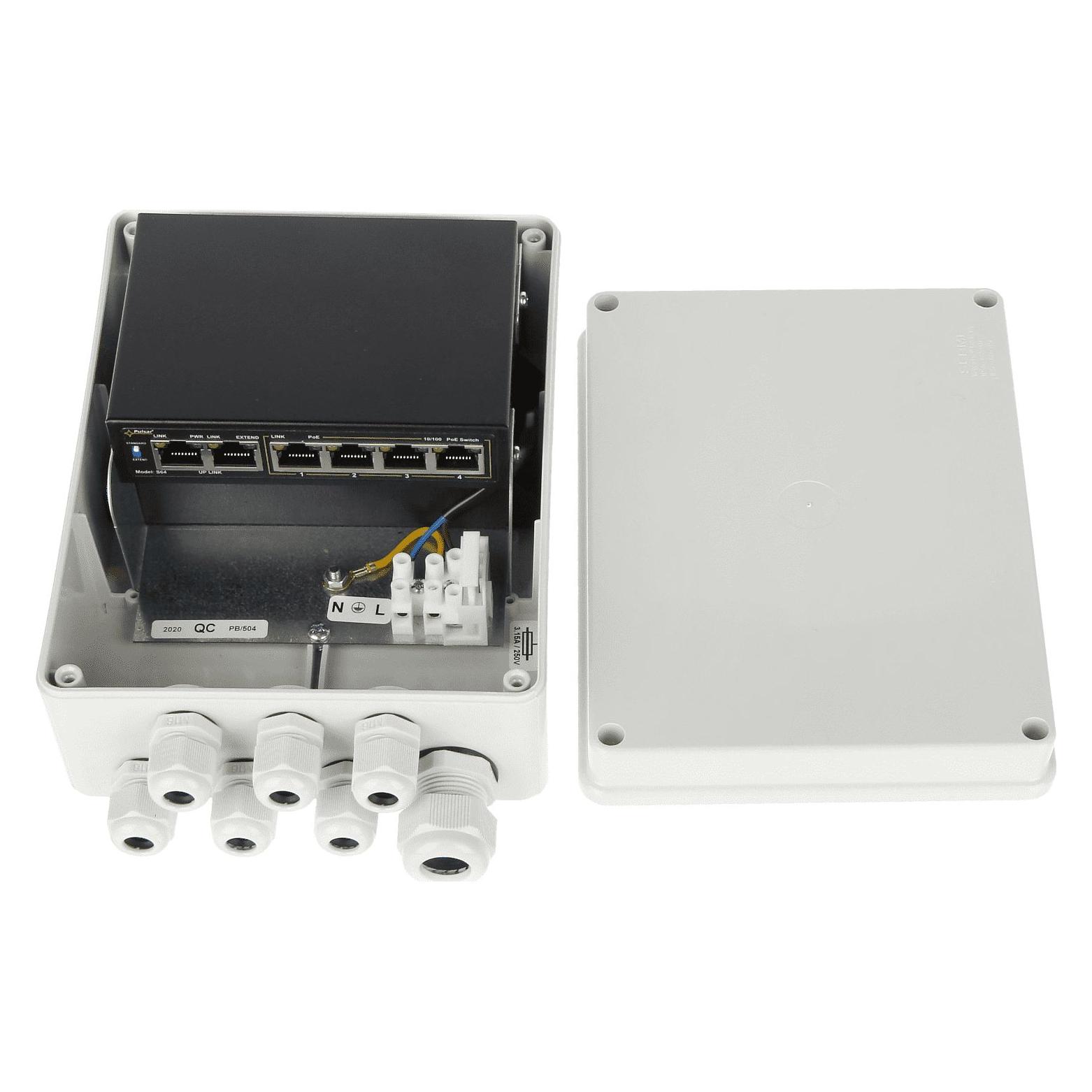 Pulsar Switch PoE S64H (6x 10/100Mbps) (6 Ports) (S64H)
