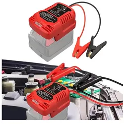 Lakuda, Starthilfe, Notladegerät für 12V-Starterbatterie mit Ihrer Milwaukee 18V Lithiumbatterie (100 A)