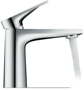 Duravit Tulum Waschtischarmatur FreshStart TU1011002010 Ausladung 110mm, ohne Zugstangen-Ablaufgarnitur, chrom