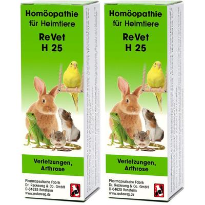 Revet H 25 Globuli f.Heimtiere Doppelpack 2x10 g