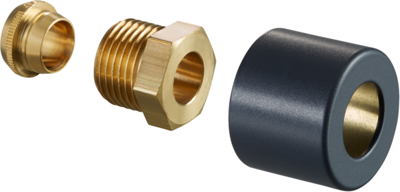 Oventrop Combi E jeu de raccords à compression 1169493 design Inox , G 2000 / 2 AGx15mm, 2000 fois