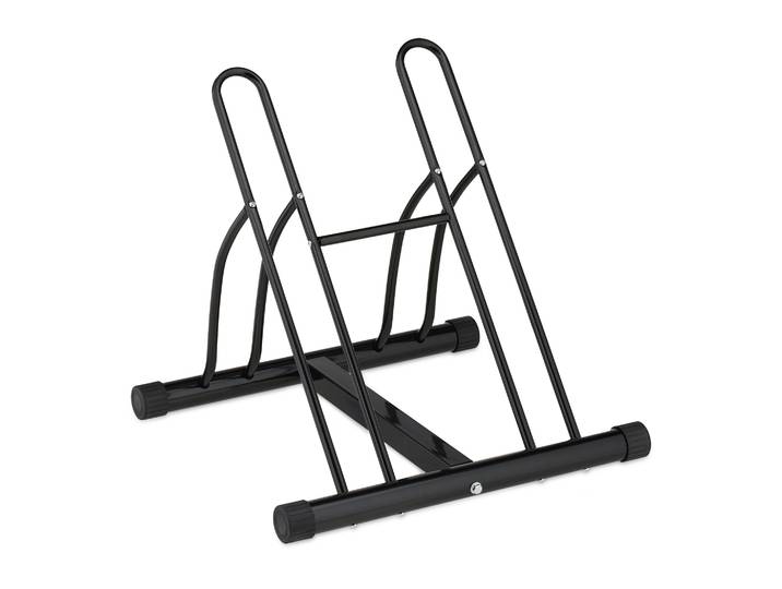 Fahrradständer für 2 Fahrräder Schwarz