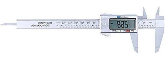 Digitale schuifmaat zwart - Precisie meetinstrument van lichtgewicht composiet - 0-150mm