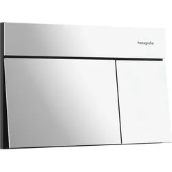 Hansgrohe iFrame Element E Betätigungsplatte für 2-Mengen-Spülung, Chrom, 66003000 66003000