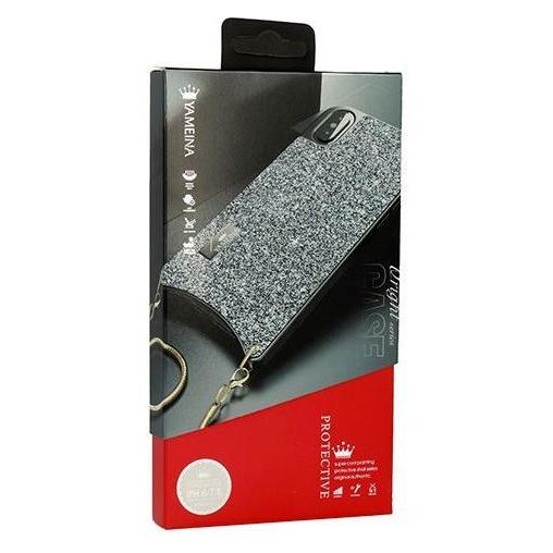 Yameina iPhone XR Shiny Case BAG (Apple iPhone XR) (YIPXRSCBBLU)