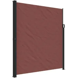 vidaXL Seitenmarkise Ausziehbar Braun 220x600 cm