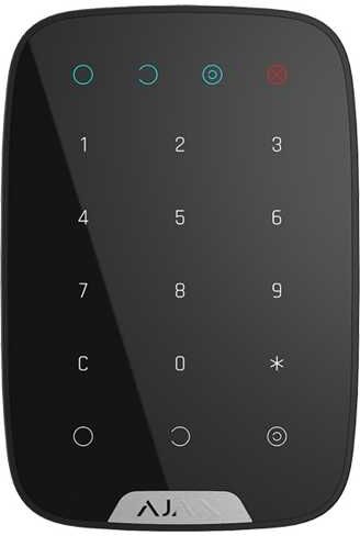 Ajax Keypad Tastiera A Sfioramento Senza Fili Ajkpn Nero Wireless