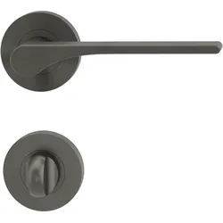 GRIFFWERK Rosettengarnitur LEAF LIGHT SIEGER DESIGN WC-Schloss Kaschmirgrau