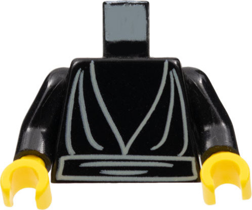 Lego Star Wars Luke Skywalker minifiguur torso zwart Jedi sw0044 973ps2c01