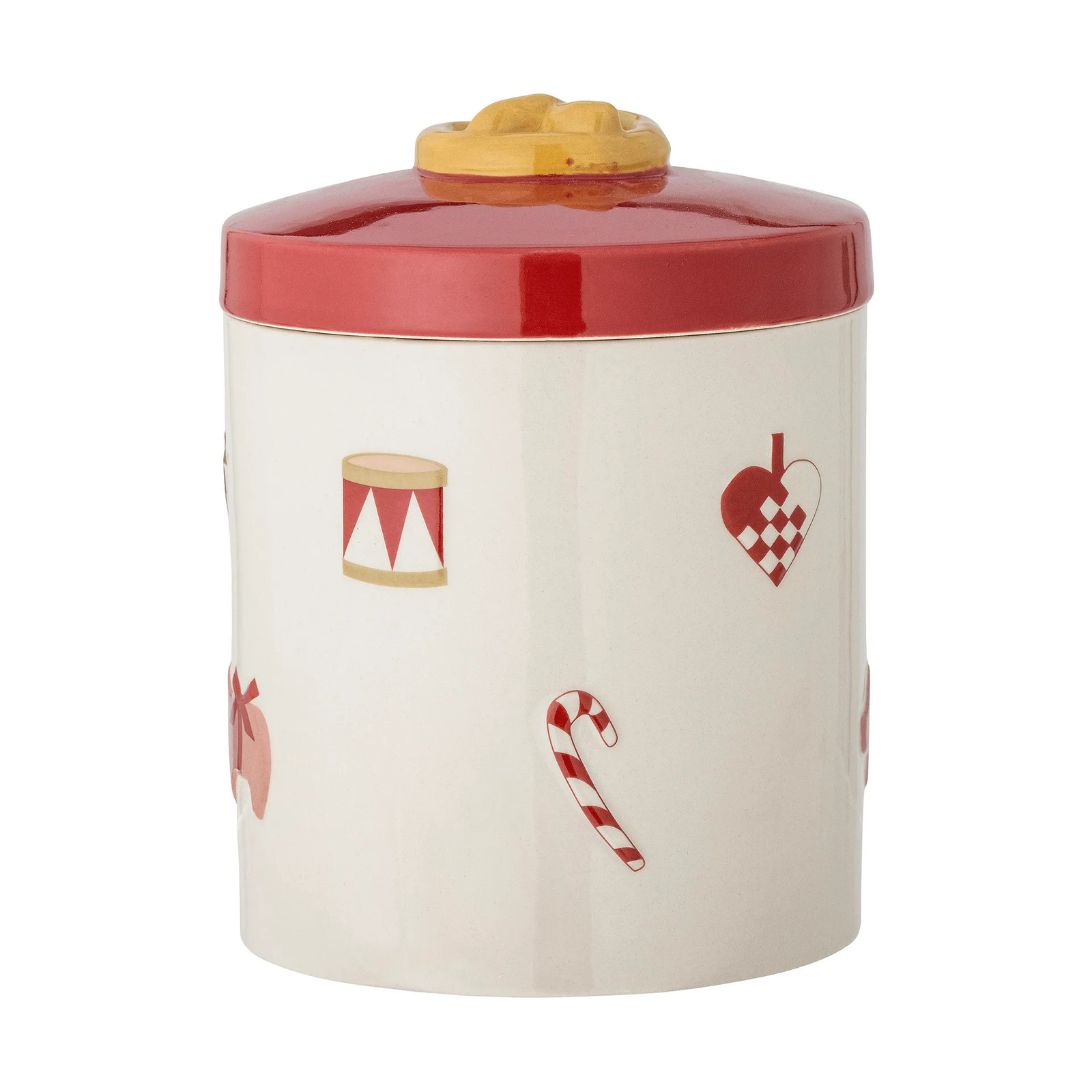 Bloomingville Yule voorraadpot, Nature, Keramiek, 2,3 l