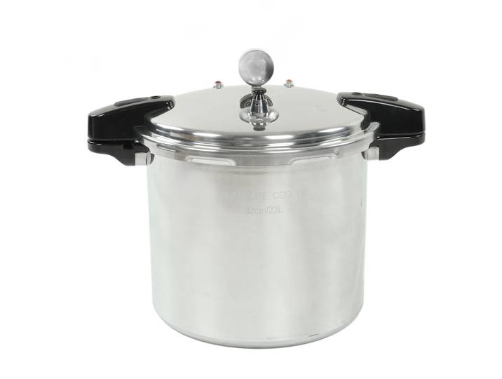 Autocuiseur 23L en alliage d'aluminium avec jauge, canner à pression multifonctionnel pour maison, Restaurant, hôtel, cantine