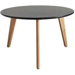 INNOVATION LIVING Couchtisch Nordic Holz Schwarz 70 cm