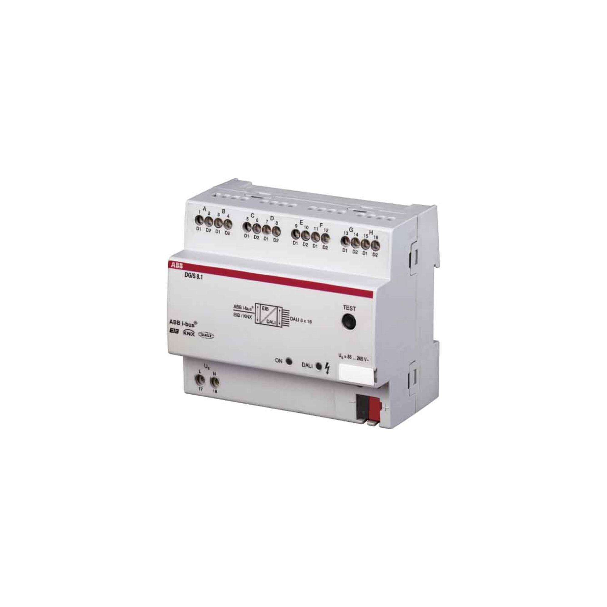 ABB Stotz S&J DALI-Gateway REG 8-fach DG/S8.1 (2CDG110025R0011)