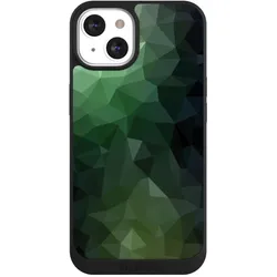 Nivocase Handyhülle für Apple iPhone 13 Hülle NIVOpure Case Schwarz Geometric Mosaik Tarnmuster (Apple iPhone 13), Smartphone Hülle, Schwarz