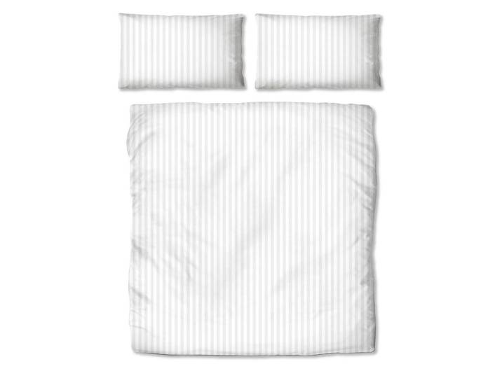 Dieter Knoll Bettwäscheset, Weiss, Textil, Streifen, 200x210 cm, pflegeleicht, atmungsaktiv, Heimtextilien, Bettwäsche, Bettwäsche, Damast Bettwäsche