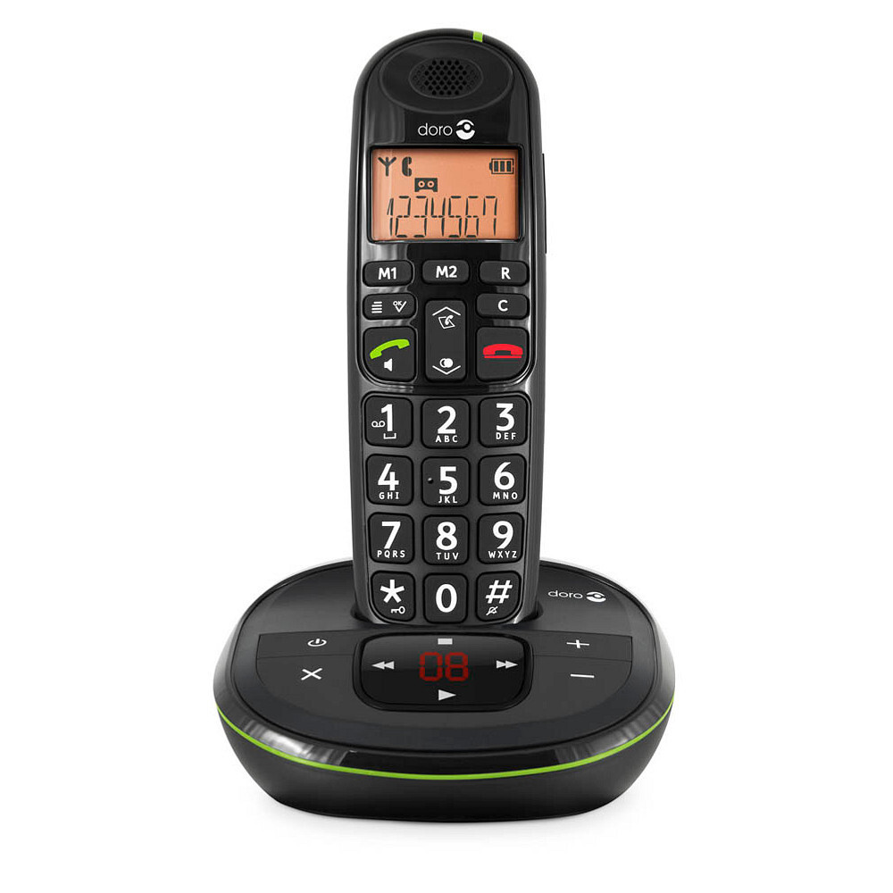 Doro Phone EASY 105WR Draadloze telefoon met laag stralingsniveau en antwoordapparaat