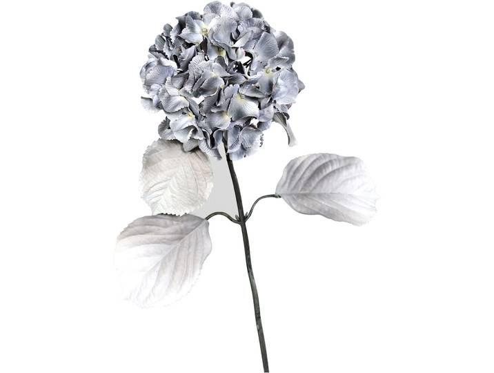 Kunstblume Hortensie - Farbe: grau - Material: Kunststoff - 173