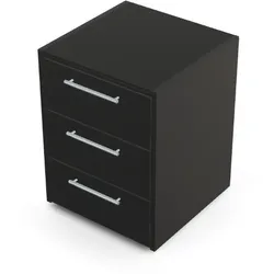 Brabura CT 60 Schubladenmodul - Nero Zimbabwe / Anthrazit / Silberner Griff