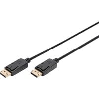 DisplayPort Anschlusskabel, Full HD 1080p schwarz, 5 Meter