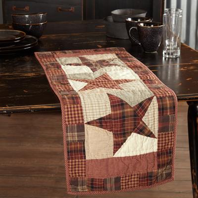 VHC Brands Abilene Star Quilted Runner