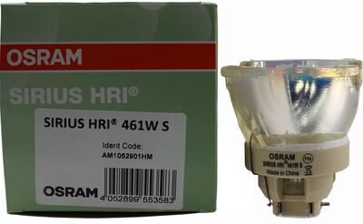 Osram Sirius HRI 461W S Moving Head HID Lamp – 24,000 lm, 7500K, Ra80, 83V, 1,500 hr - 4052899553583