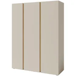 DREHTÜRENSCHRANK Lico mit 3 Türen, Beige Sand