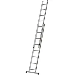Schiebeleiter Hymer ALU PRO zweiteilig 2x8 Sprossen Länge 2,29 / 3,97 m