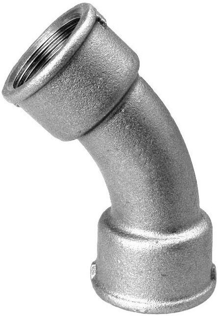 Schmidt, Hermann Hermann Schmidt Temperguss Bogen DN 25, 1" 45°, Innengewinde, verzinkt