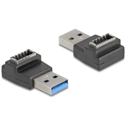 DELOCK Adapter USB 10 Gbps USB Typ-A St >Typ-E Key A Bu sw.