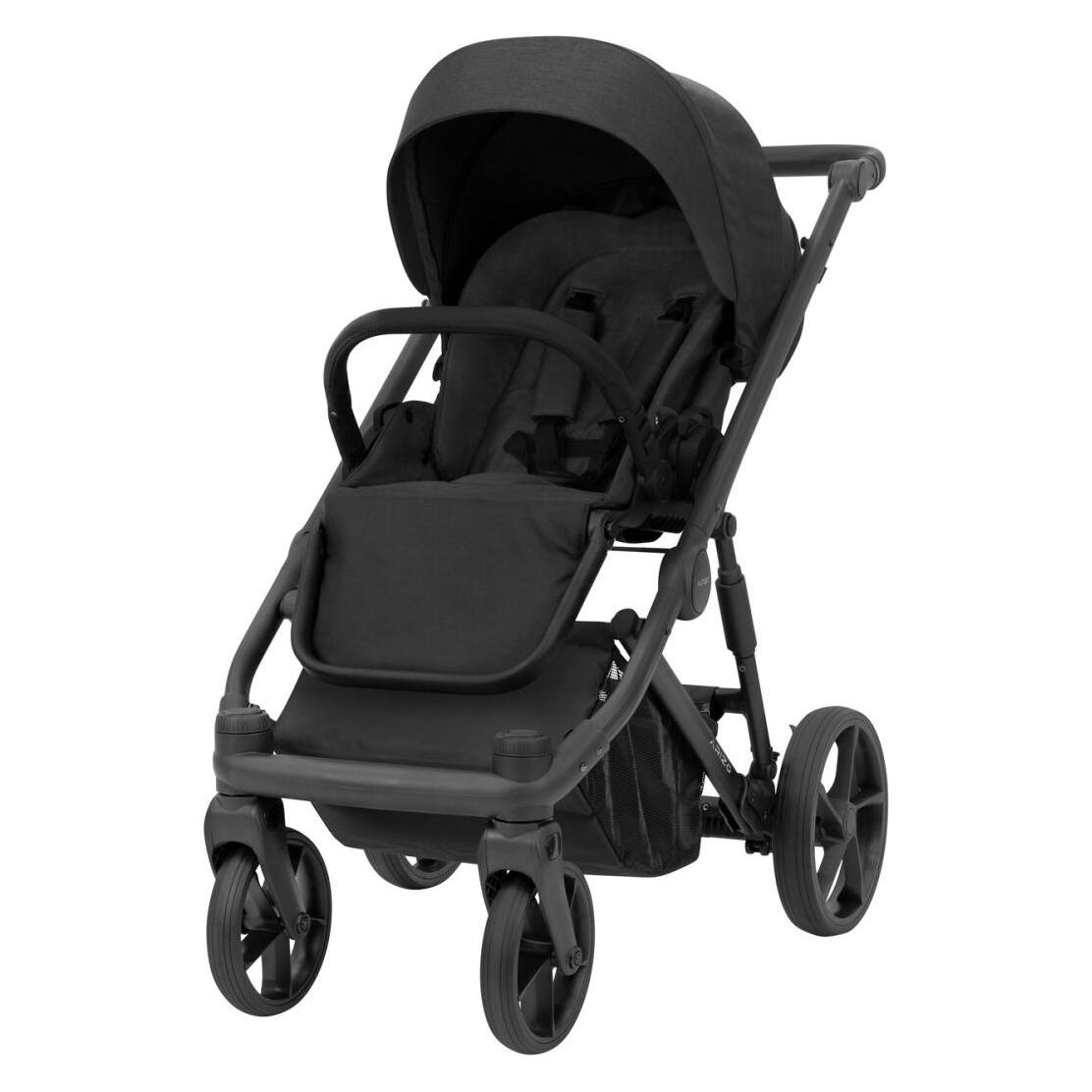 Kunert Arizo 2in1 Kinderwagen in schwarz - Leicht, stilvoll und vielseitig für jede Jahreszeit (65280357)