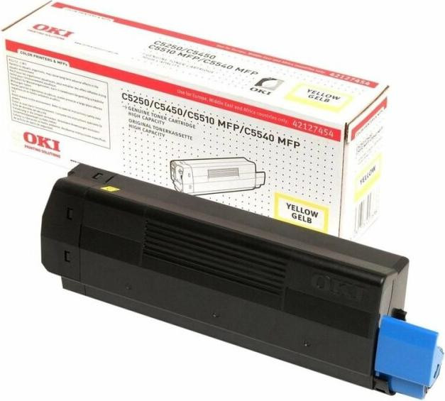 OKI Toner Cartridge C5250 Hoge Capaciteit Geel