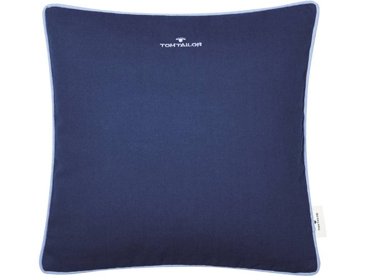 TOM TAILOR HOME Dove Signature mit Paspel, Kissenhülle ohne Füllung, 1 Stück