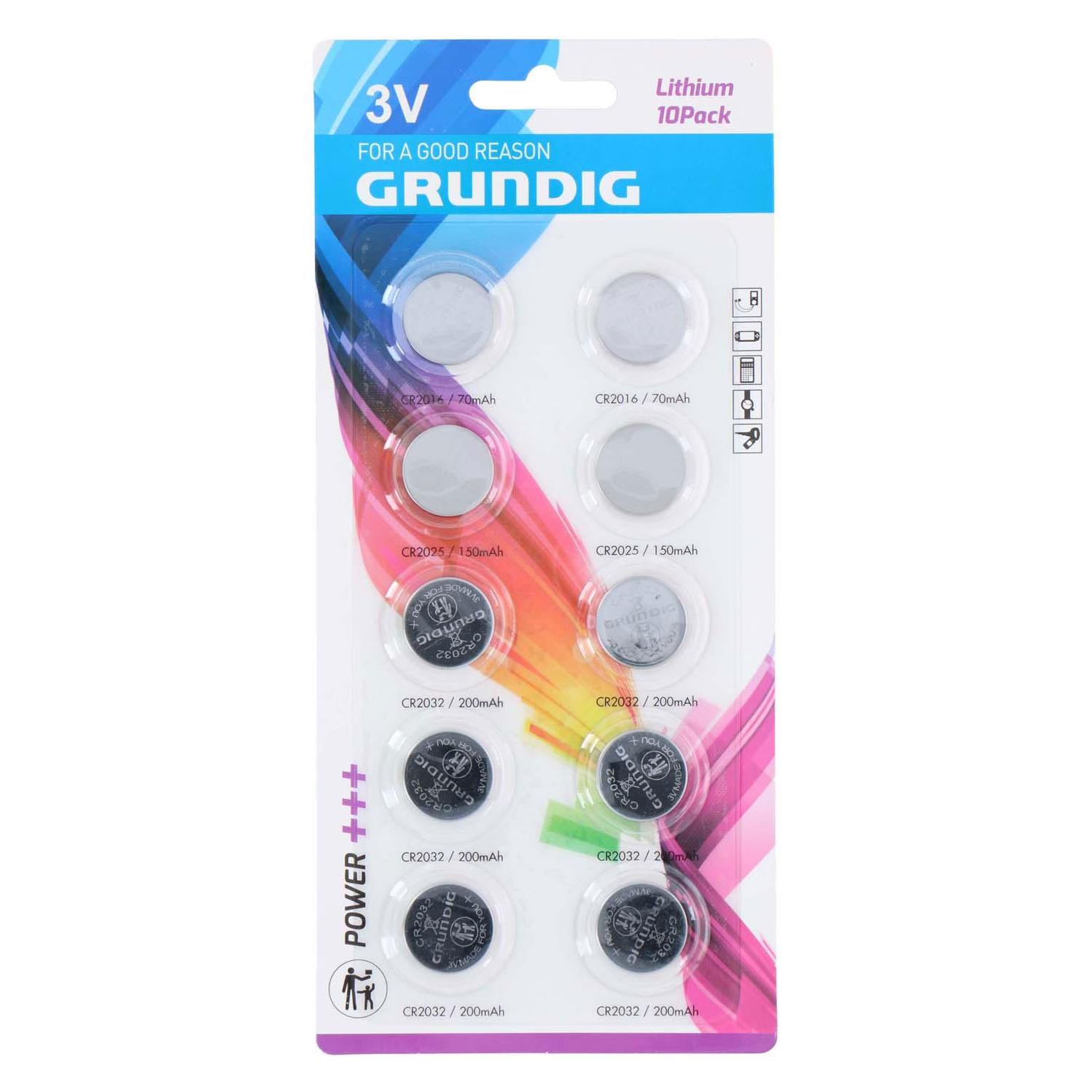 Grundig Button Cell 10pc CR lithium (10 Stk.) (30001278)