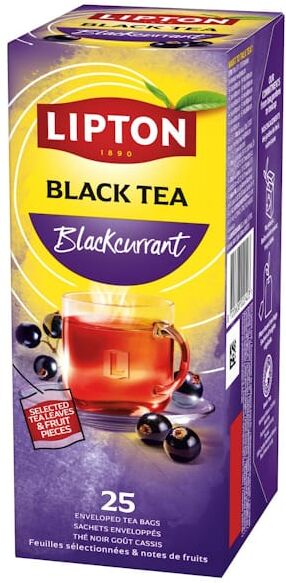 Te LIPTON pÃ¥se Blackcurrant 25/fp