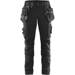 Damen Handwerkerhose "7115" Casual Fit - C34 - schwarz