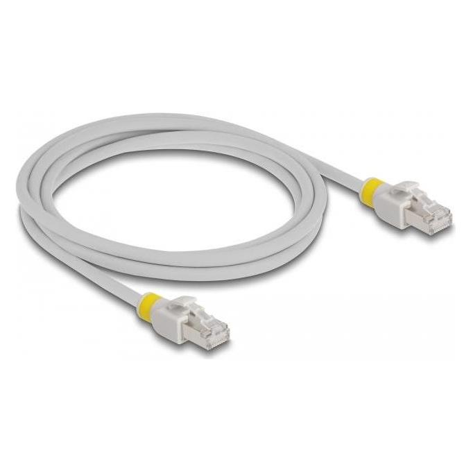 Delock Netzwerkkabel RJ45 Cat.6A S/FTP mit farbigen Clips 2 m (S/FTP, CAT6a, 2 m) (80119)