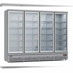 CombiSteel Gastro Flaschenkühlschrank Kühlschrank Gewerbekühlschrank 2025 L 2508x710x1997mm 4 Glastüren