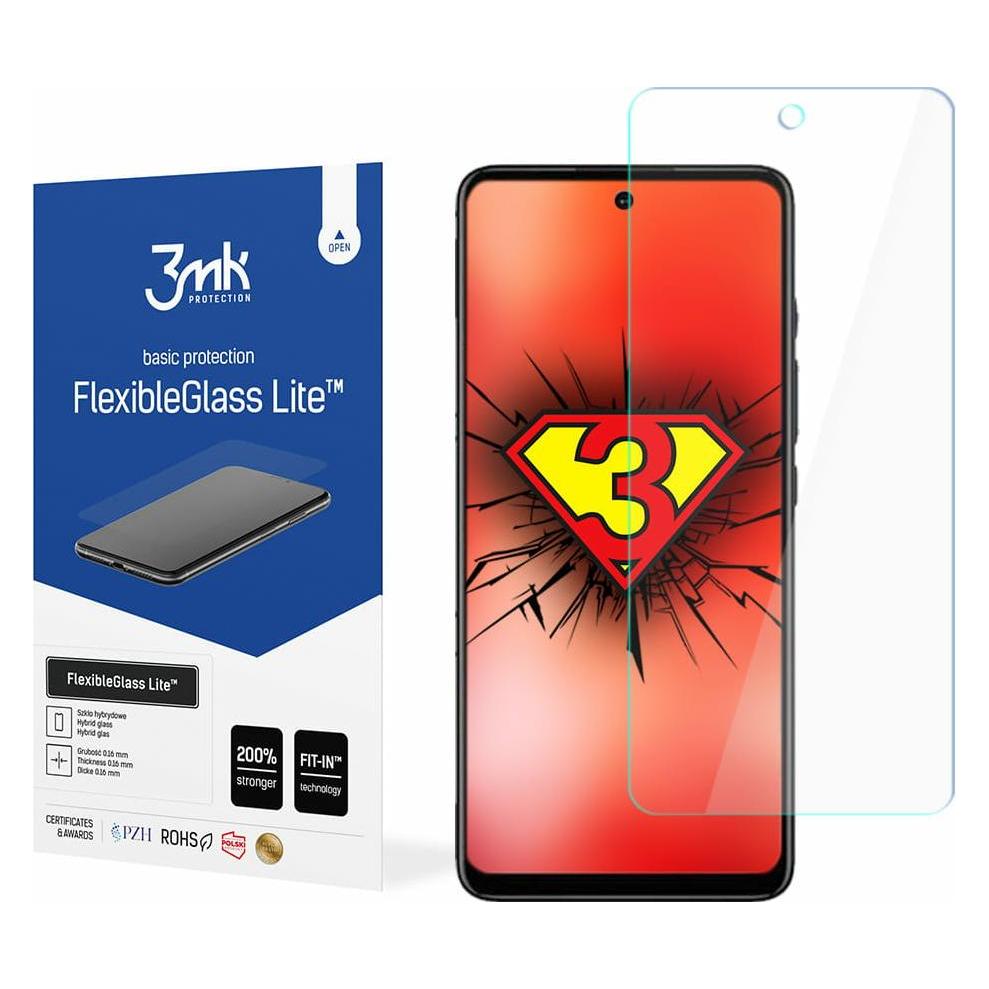 3MK hybrid glass Flexible 2.5D Lite for Motorola Moto E30 (1 Stk., Motorola Moto E30) (GSM112924)